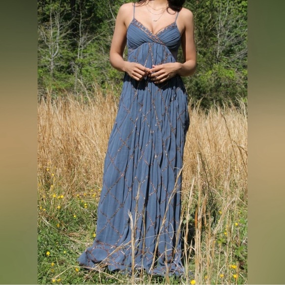 Free people Athena maxi dress. Size small - Picture 2 of 6
